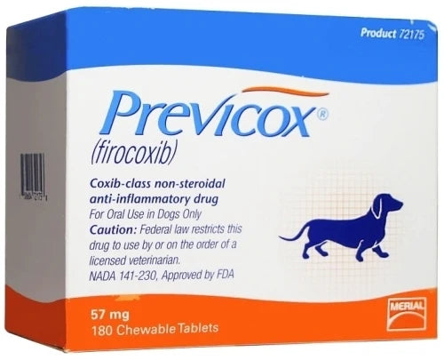Antiinflamatorio Previcox Dog 57 mg | 60 Tabletas Firocoxib