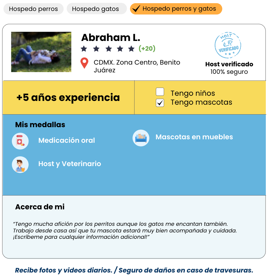Abraham L - | Hotel en Casa | CDMX | Petzer