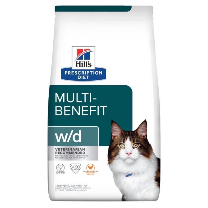 Croquetas Gato Hill's Prescription Diet w/d 3.9kg