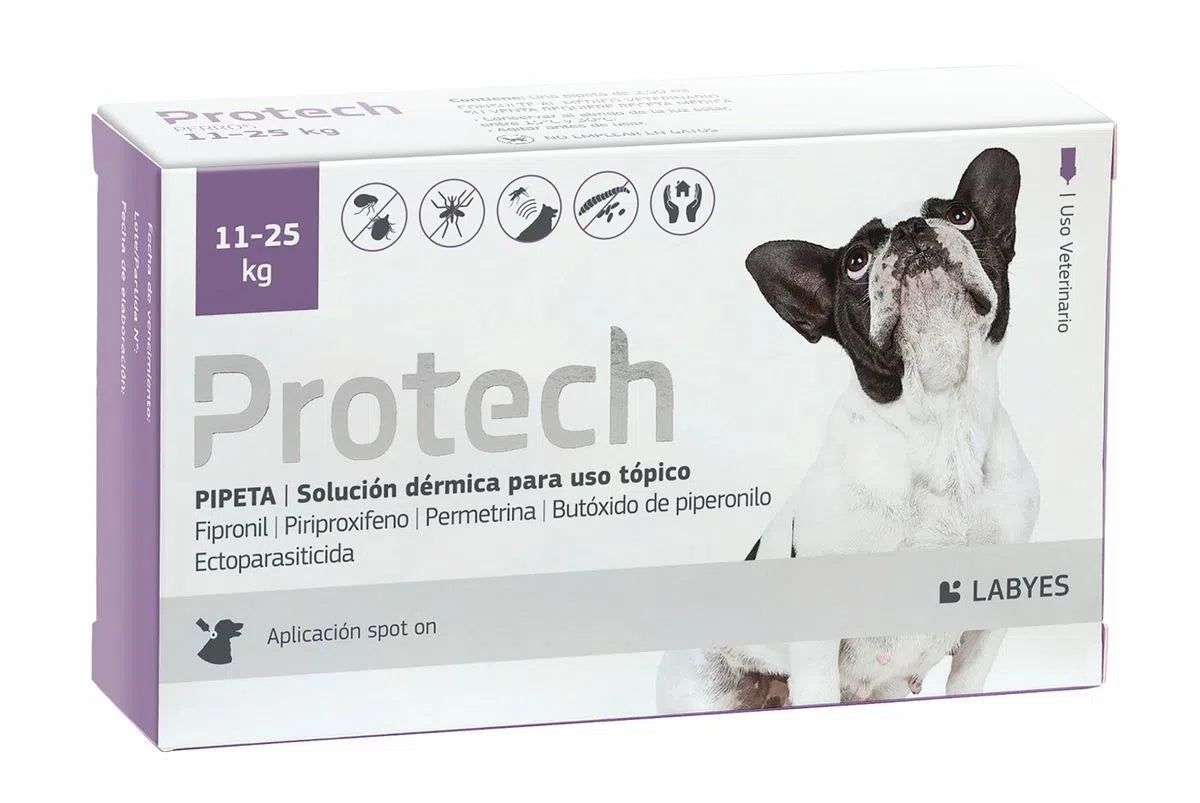 Pipeta Antiparasitaria Protech 11-25 kg
