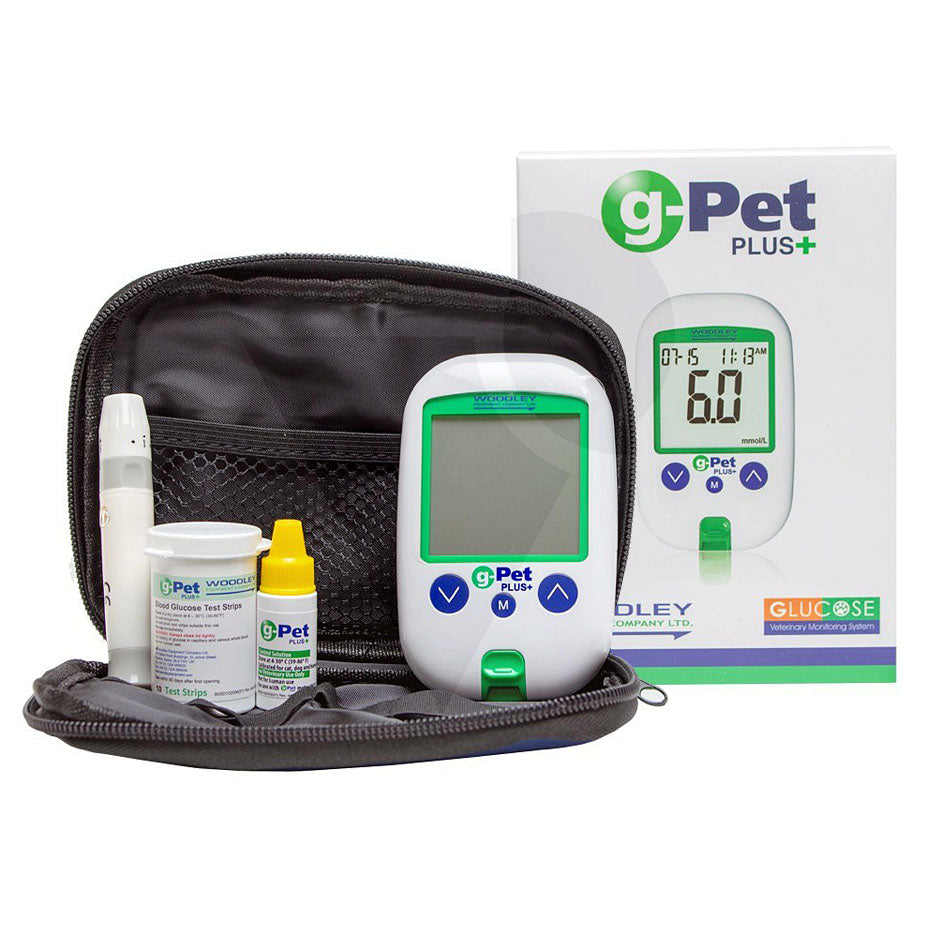 Kit Woodley G-Pet Plus Glucometer