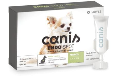 Pipeta Desparasitante Canis Endospot para Perros de 1 a 4 kg