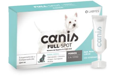Pipeta Desparasitante Canis Fullspot para Perros de 5 a 10 kg