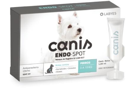 Pipeta Desparasitante Canis Endospot para Perros de 5 a 10 kg