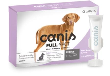 Pipeta Desparasitante Canis Fullspot para Perros de 11 a 25 kg