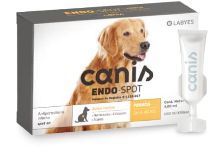 Pipeta Desparasitante Canis Endospot para Perros de 26 a 40 kg