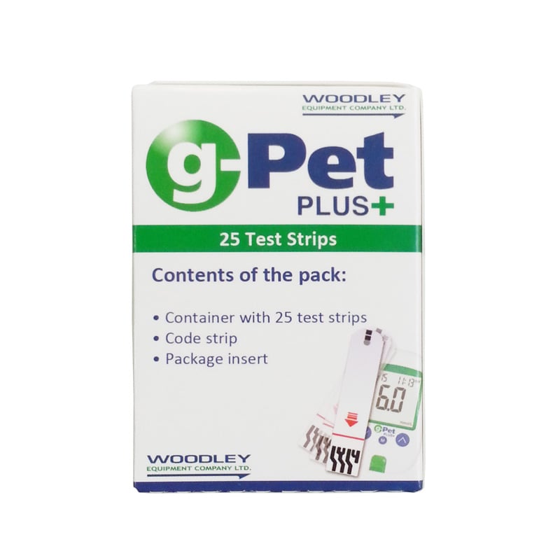 Tiras Woodley G-Pet Plus Test Stripts | 25 tiras