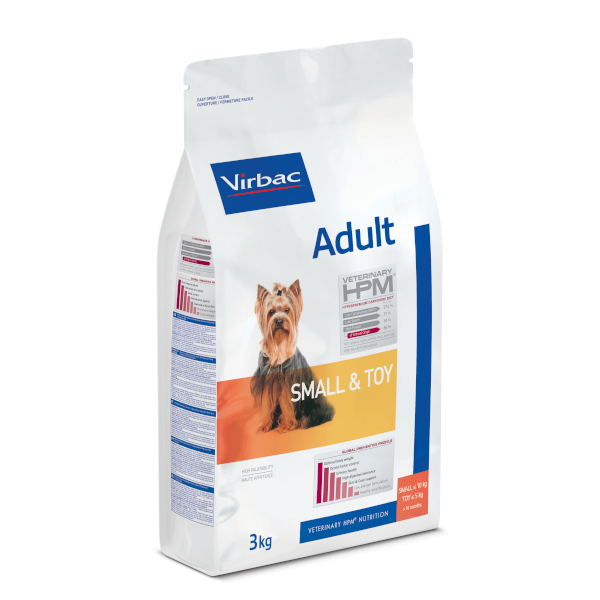 Croqueta para perro adult small & toy 3kg HPM (virbac)