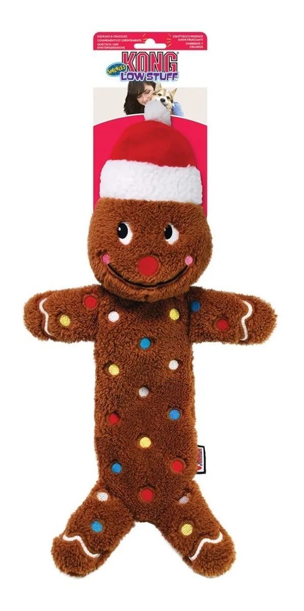 Juguete para Perro Kong Navideño Galleta de Jengibre Juguete para Perro Kong