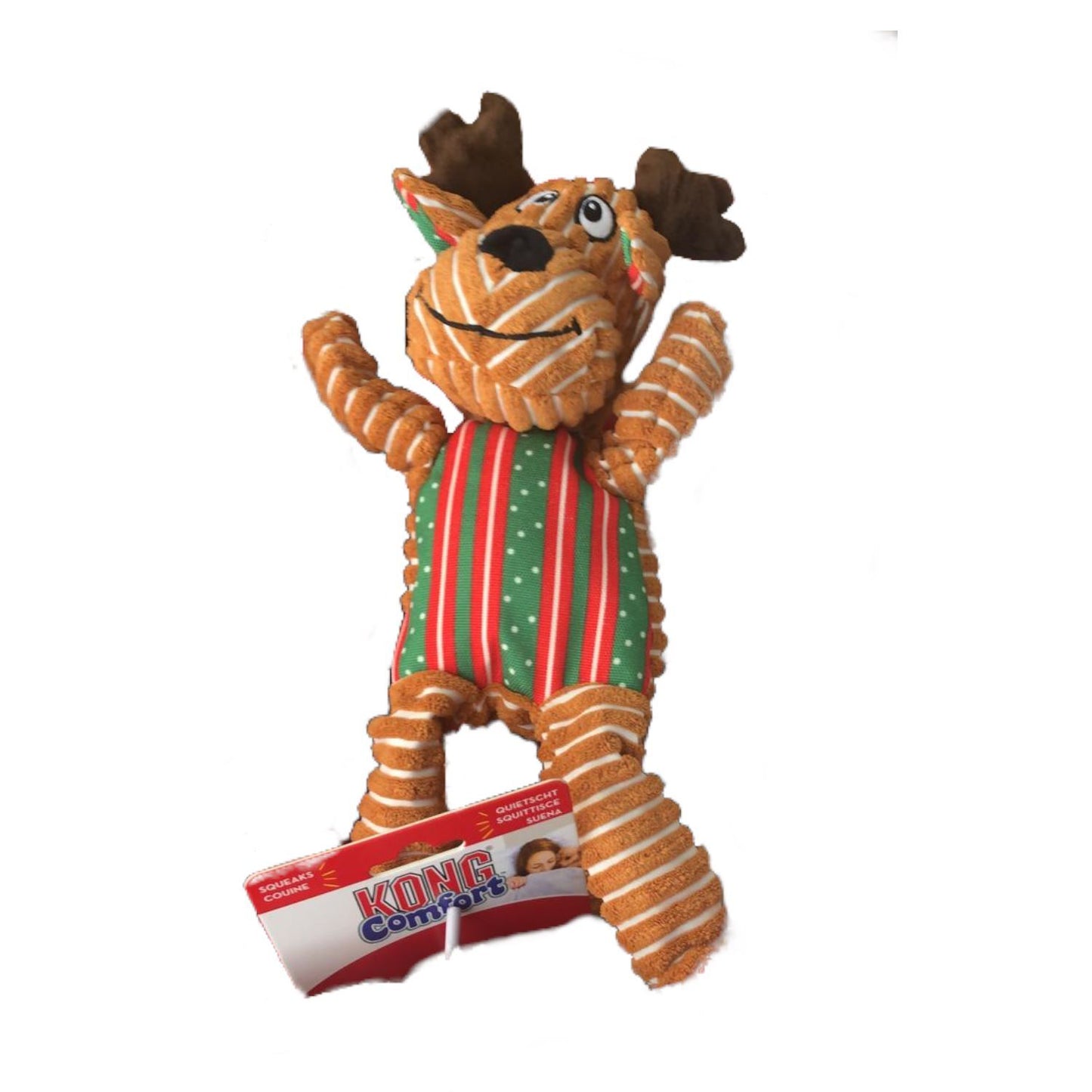 Juguete para Perro Kong Navideño Reno Juguete para Perro Kong