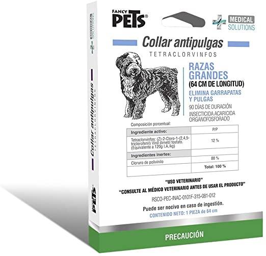 Collar Antipulgas para Perro Razas Grandes Fancy Pets   | Envío a domicilio CDMX | Disponible en Petzer