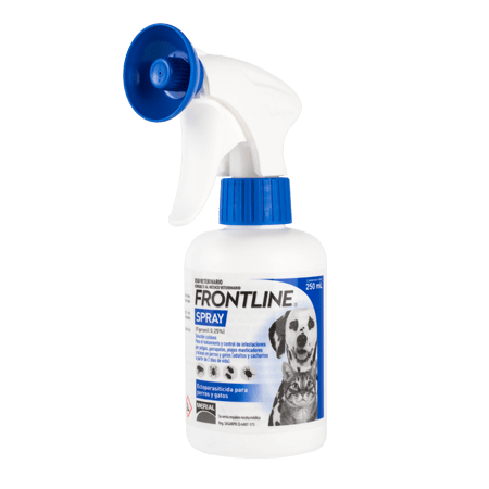 Frontline Spray para gatos y perros | Farmacia a domicilio Cdmx | Petzer