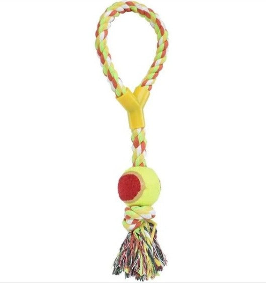 Juguete Lazo Y Pelota para Perro Fancy Pets | Envío a domicilio CDMX | Disponible en Petzer