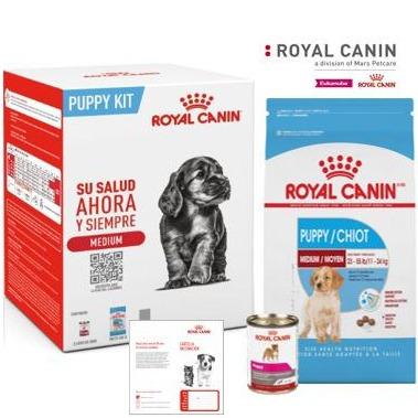 Pack Bienvenida para Perrito Mediano (Royal Canin 2.7kg + Lata Puppy + Cartilla) Alimento Seco Perros Royal Canin