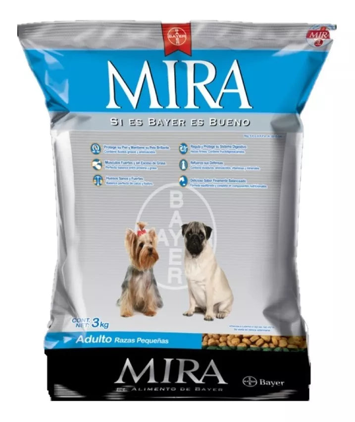 Alimento para Perro MIRA Adulto Razas Pequeñas 3 Kg
