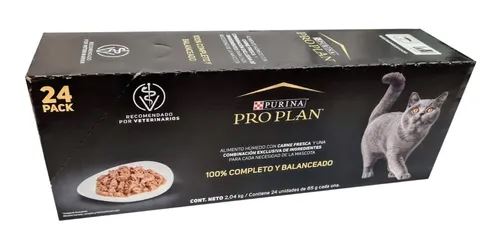 Sobre para Gato Adulto y Cachorro Pro Plan MIX Kitten, Pollo, Urinary y Esterilizado 85gr (Caja 24) Alimento Húmedo Gatos Pro Plan