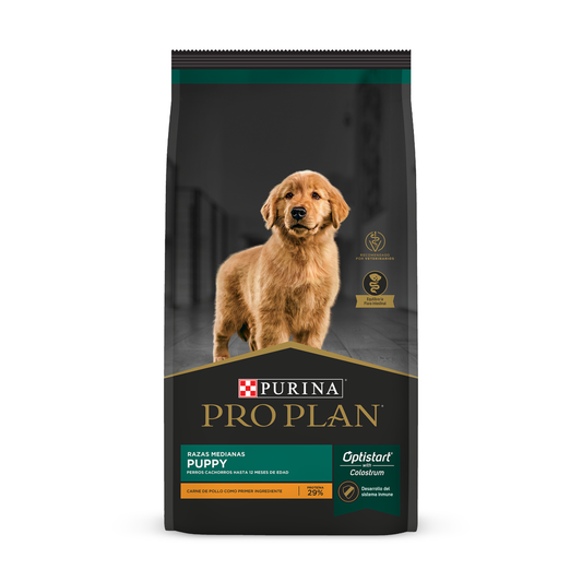 Croquetas Perro Cachorro Pro Plan Optistart Razas Medianas 13kg | Alimento Seco Para Perros a domicilio CDMX | Disponible en Petzer.mx