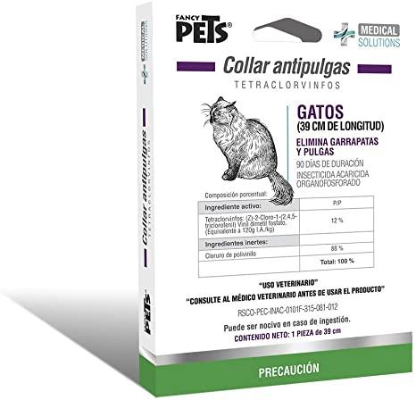 Collar Antipulgas para Gato Fancy Pets | Envío a domicilio CDMX | Disponible en Petzer