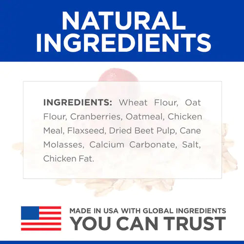 Bolsa de Premios Perro Hill's Science Diet Manzana y Avena 227g | Premios para perros a domicilio CDMX a domicilio CDMX | Disponible en Petzer.mx