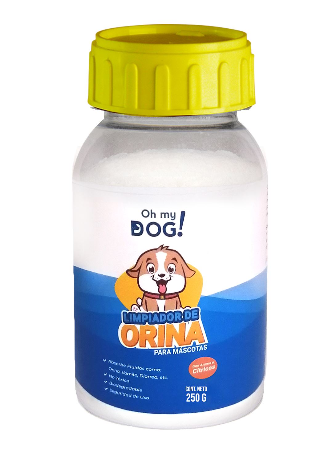 Limpiador de Orina Oh My Dog para Perro y Gato 250gr Limpiador Absorbente Oh My Dog
