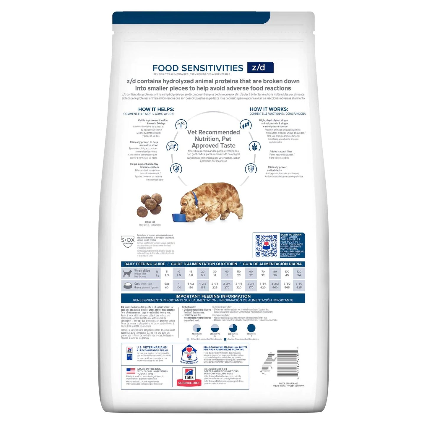 Bulto de Croquetas para Perro Adulto Hill's Prescription Diet z/d 3.6kg | Alimento Seco Perros a domicilio CDMX a domicilio en CDMX | Disponible en Petzer.mx