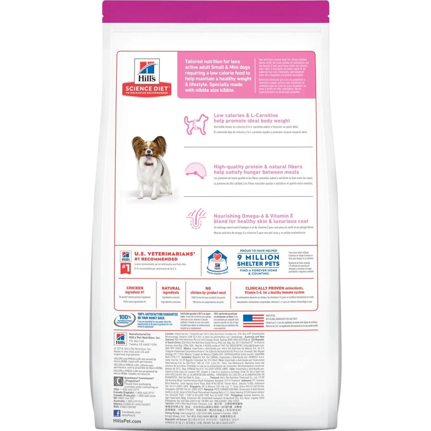 Bulto de Croquetas para Perro Adulto Hill's Science Diet Small Paws Light 2kg | Alimento Seco Perros a domicilio CDMX a domicilio en CDMX | Disponible en Petzer.mx