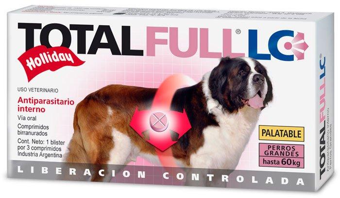 Desparasitante para Perros Grandes 60kg Desparasitante Total Full LC
