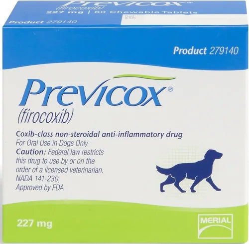 Antiinflamatorio Previcox Dog 227 mg  | 60 Tabletas Firocoxib