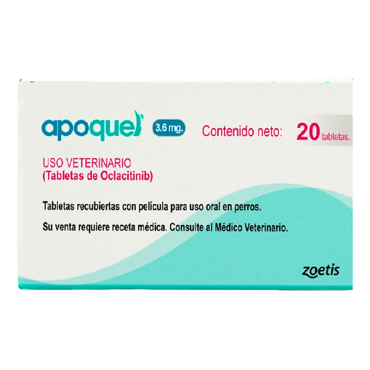 Tabletas Apoquel | 3.6 mg (20 tabletas)