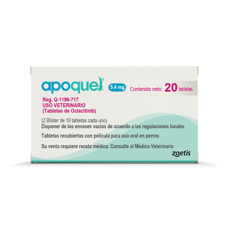 Tabletas Apoquel | 5.4 mg (20 tabletas)
