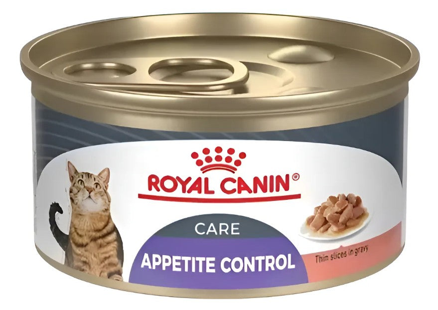Paquete de 12 latas de Alimento Húmedo Royal Canin Appetite Ctrl Thin slices