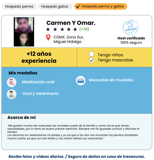 Carmen y Omar - | Hotel en Casa | CDMX | Petzer