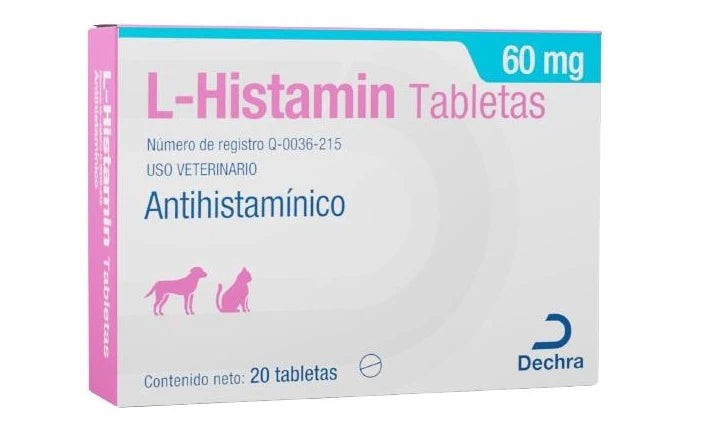 Tabletas L-Histamin | 60mg (20 Tabletas)