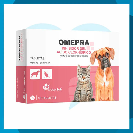 Paquete de 3 cajas Omepra 10mg 30 Tabletas