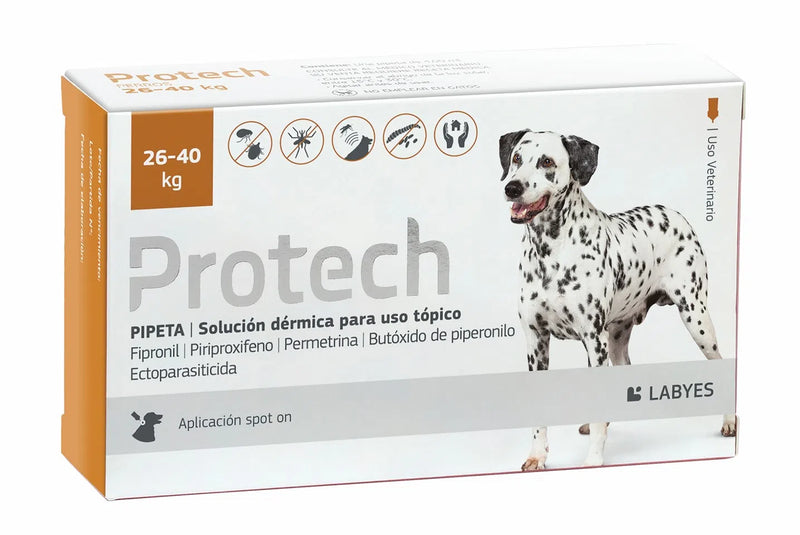 Pipeta Antiparasitaria Protech 26-40 kg