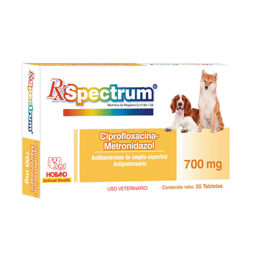 Rx Spectrum Ciprofloxacino | Metronidazol