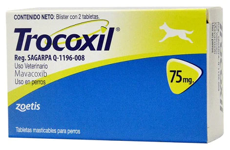 Tabletas Trocoxil | 75 mg (2 Tabletas)