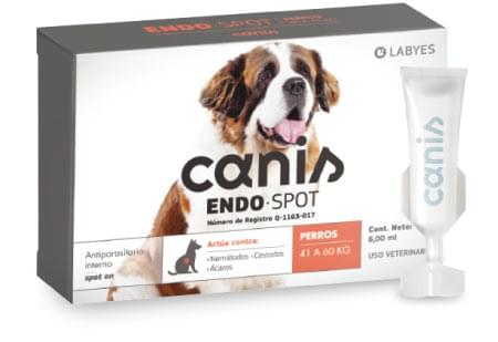 Pipeta Desparasitante Canis Endospot para Perros de 41 a 60 kg