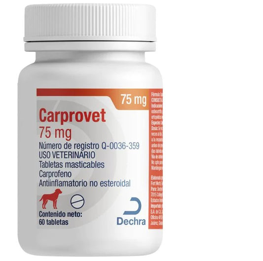 Tabletas Carprovet | 75mg (60 Tabletas)