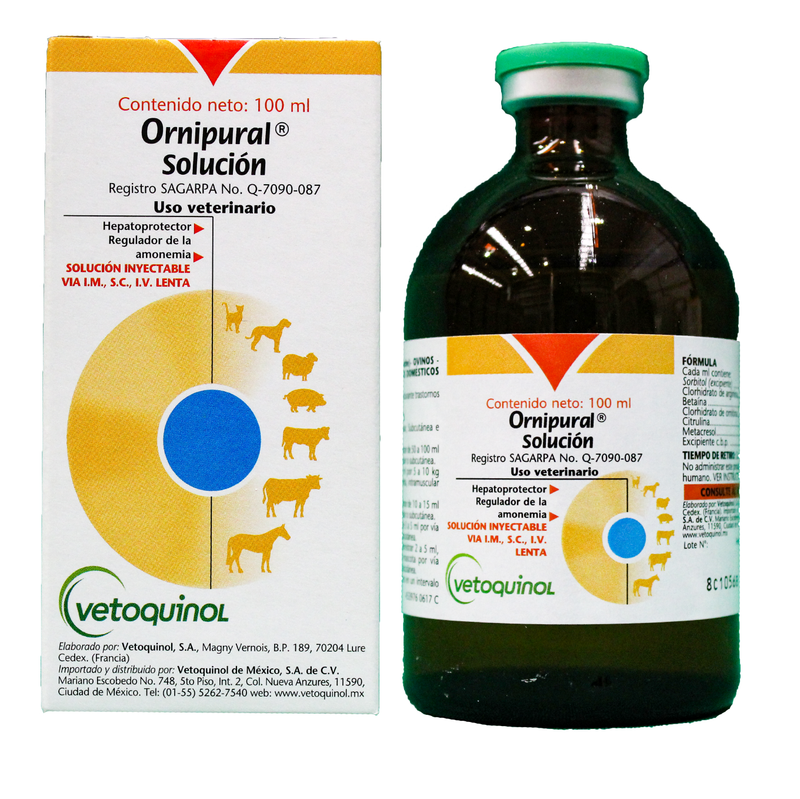 Protector Hepático Ornipural | Suspensión inyectable (ml)