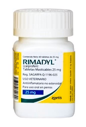 Tabletas Rimadyl Masticable | 25 mg (60 Tabletas)