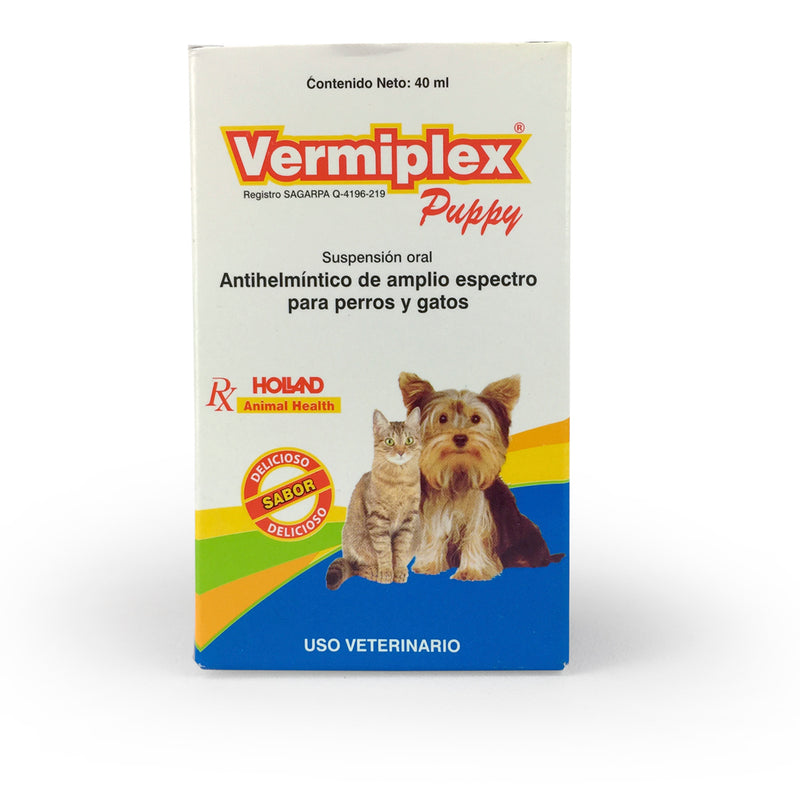 Desparasitante Vermiplex Puppy | Suspensión 120 ml