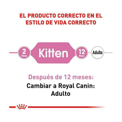 Croqueta para Gato Cachorro Royal Canin Kitten Chaton 3kg Alimento Seco Gatos Royal Canin 