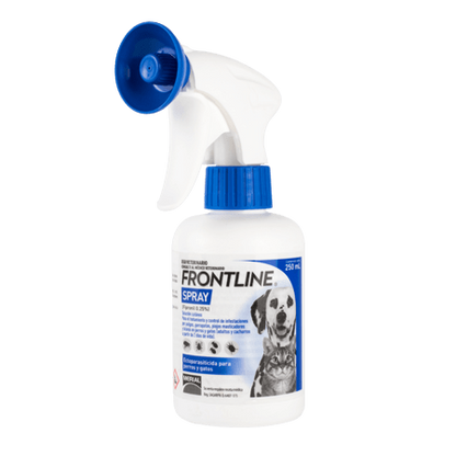 Frontline Spray para gatos y perros | Farmacia a domicilio Cdmx | Petzer