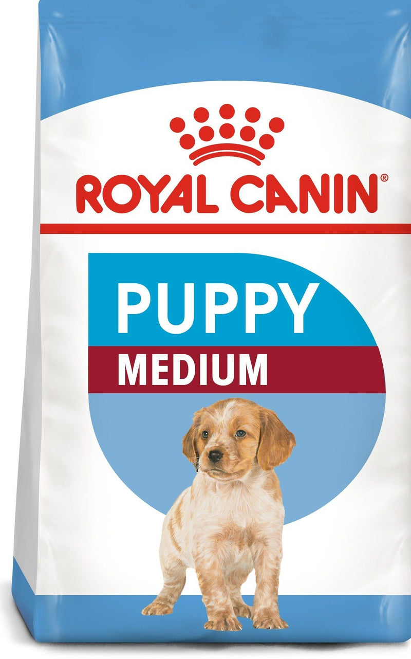Bulto de Croquetas Perro Cachorro Royal Canin Mediano 13.6kg  | Alimento Seco Para Perros a domicilio CDMX | Disponible en Petzer.mx 