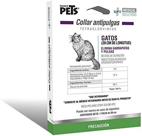 Collar Antipulgas para Gato Fancy Pets  | Envío a domicilio CDMX | Disponible en Petzer