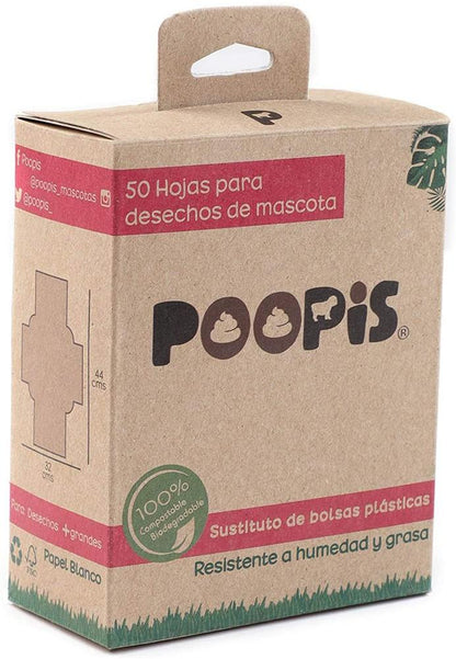 Kit Desechos de Perro Sin Plasticos Poopis Higiene Poopis 