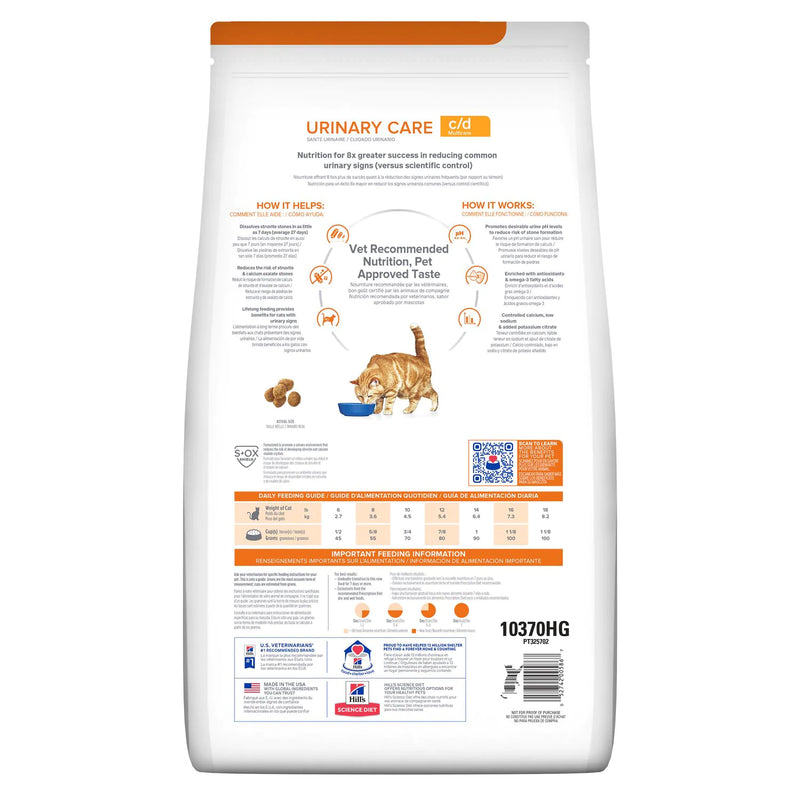 Croqueta para gato Hill's Prescription Diet c/d Multicare 3.9 kg