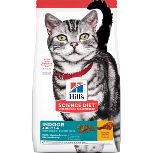 Bulto de Croquetas Gato Adulto Hill's Indoor 1.6kg | Alimento Seco para Gatos a domicilio en CDMX | Disponible en Petzer.mx